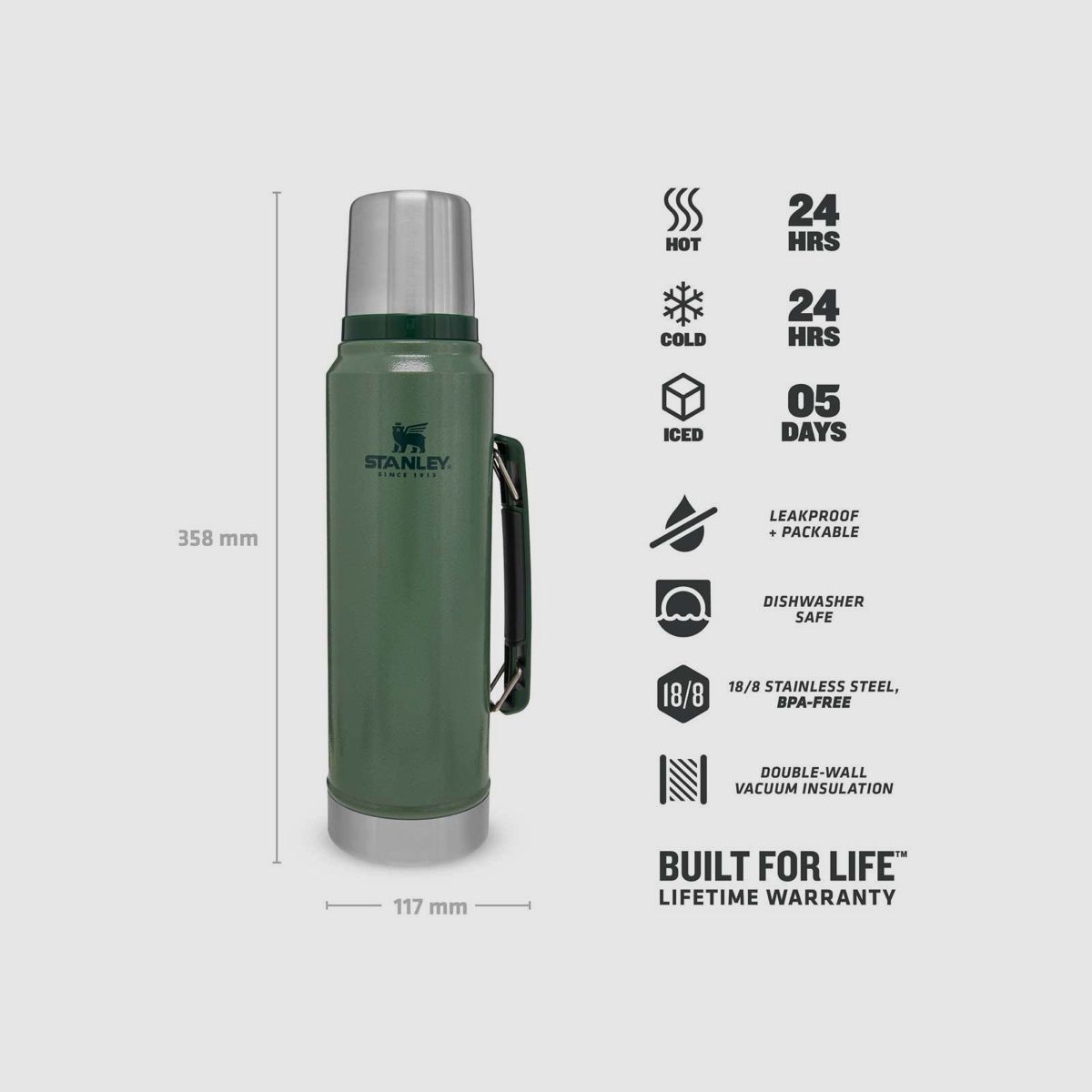 STANLEY Classic Vakuum Flasche 1,0 Liter