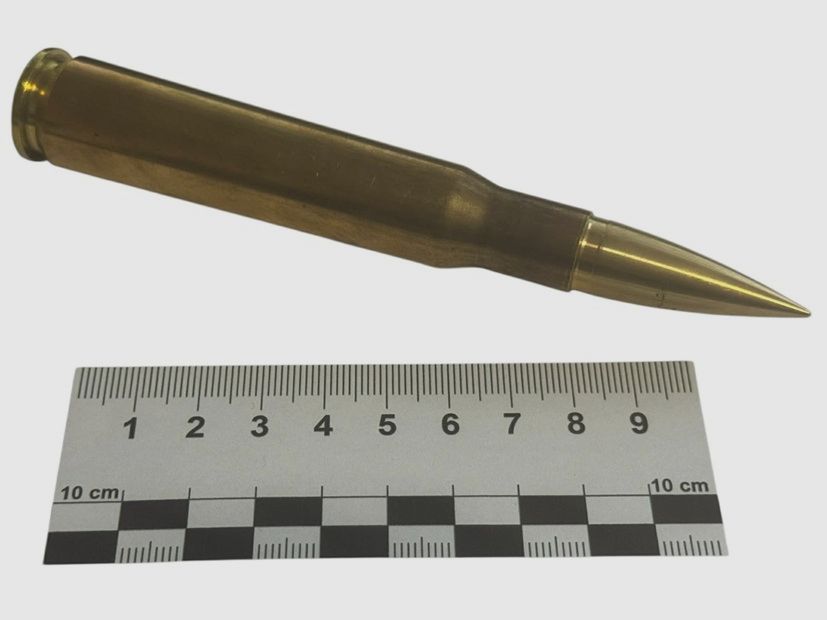 .50 BMG Decommissioning – Massive Brass Solid Bullet