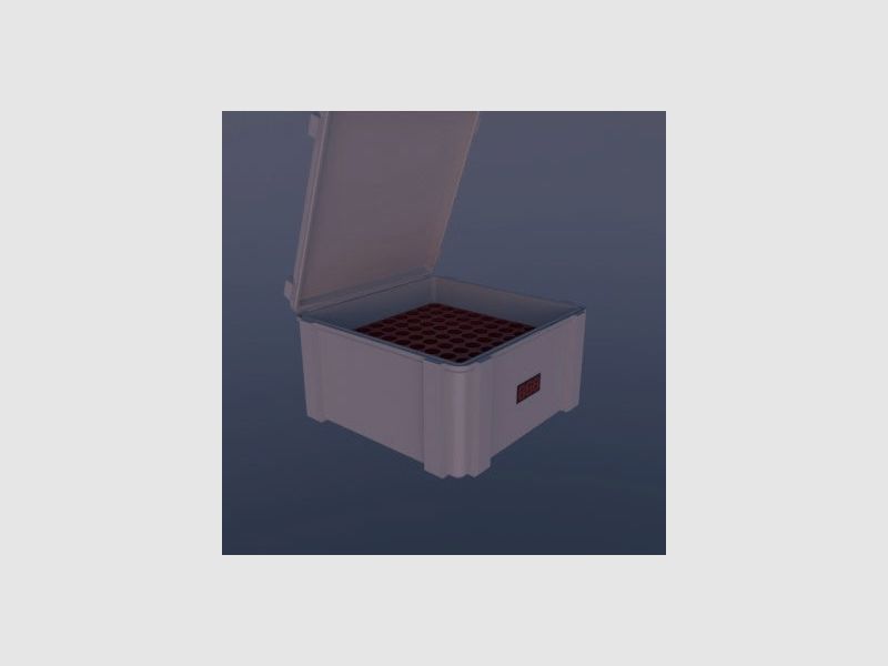 Filamelt munitiekist / 8x68mm S / 'klapdeksel' / patroonbox, munitiekist