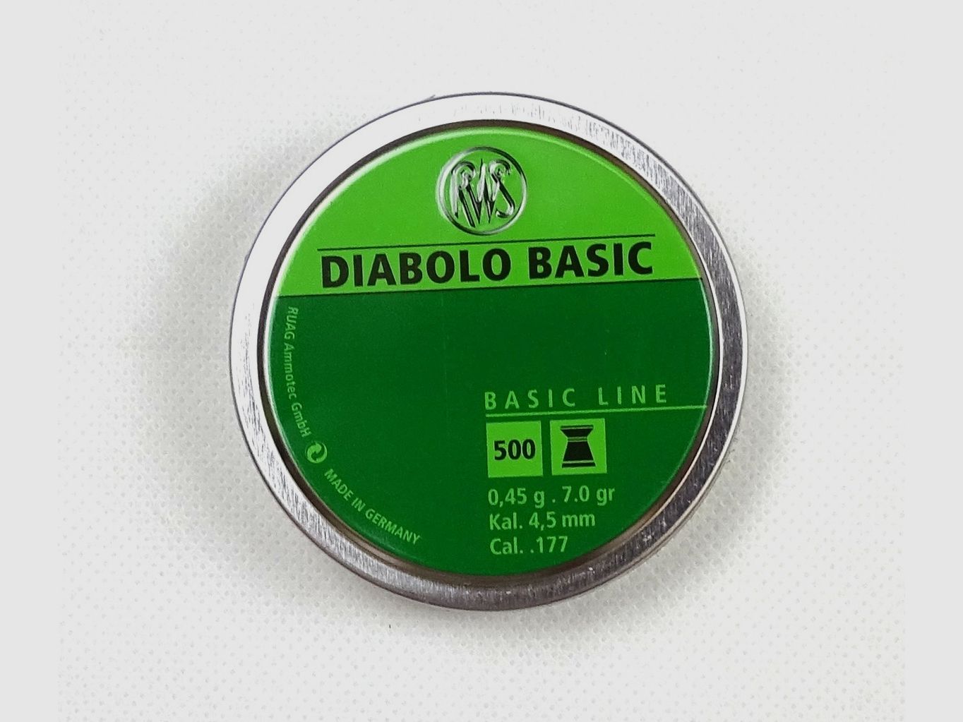 RWS Basic LG Durchmesser 4.50 - 7.0gr - 1 Stange (5000 Stück)