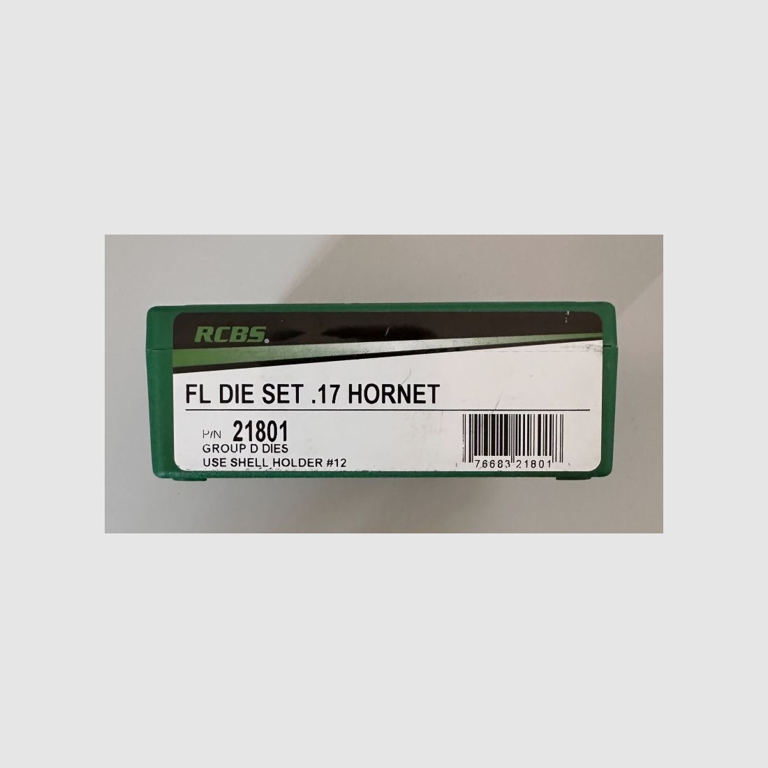 RCBS FL DIE Set .17 Hornet #21801