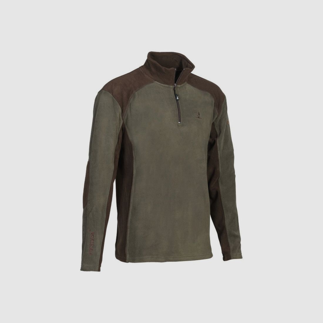Polo Percussion® khaki z długim rękawem z zamkiem błyskawicznym, zdjęcie 2 z 3