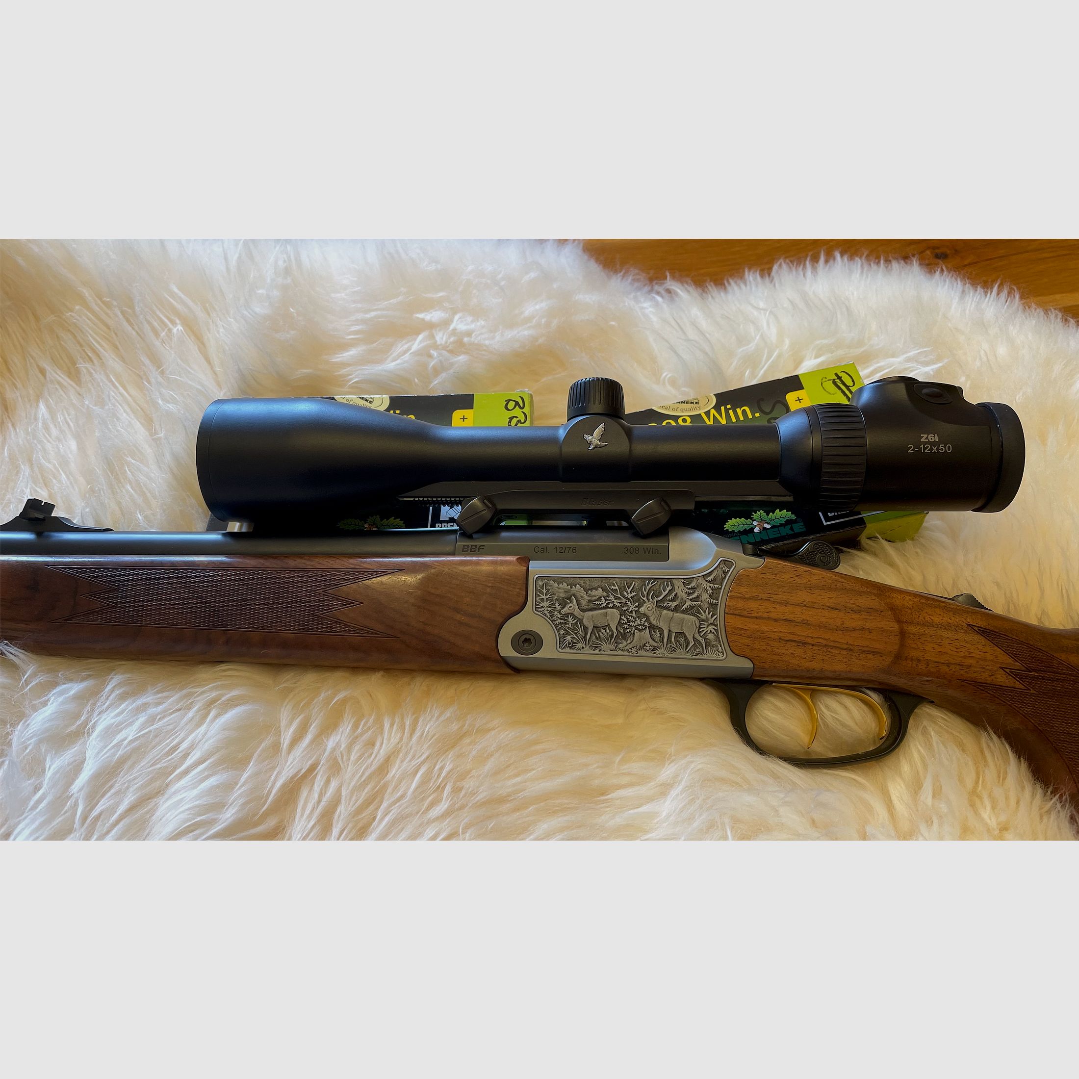 BLASER BBF 95 "Sp. Shot" | 12/76 - .308 | Inkl. Blaser Sattelmontage und Zielf. Swarovski Z6i 2-12x50