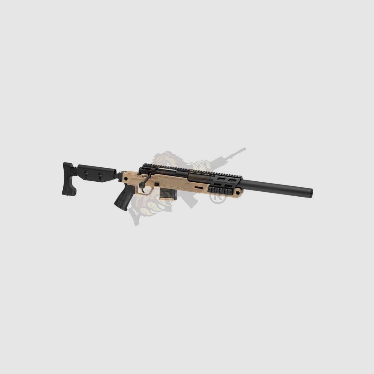 SPR 300 Pro Airsoft Sniper Rifle in Black/Tan free from 18 years, image 11 of 14