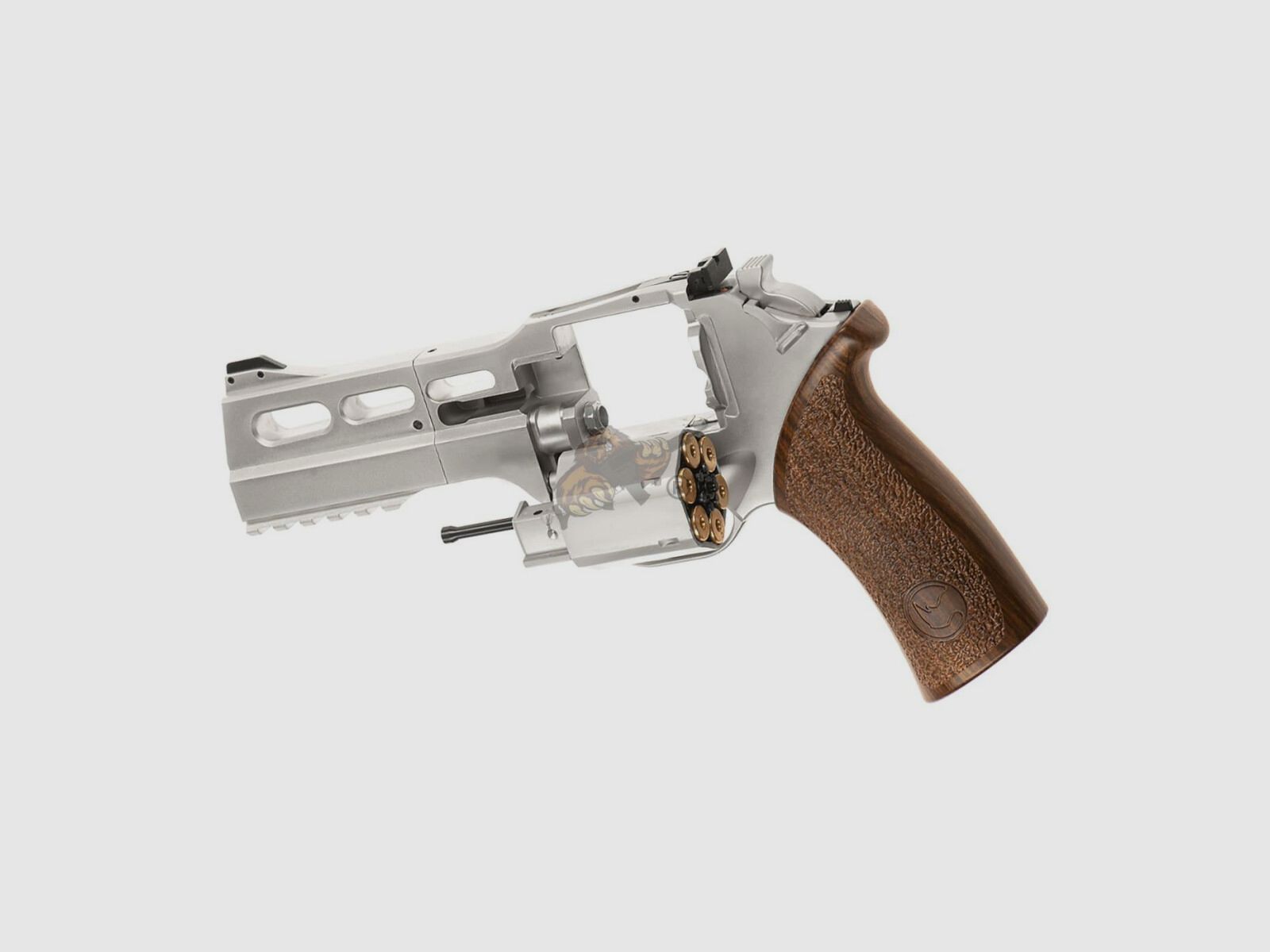 Rhino 50DS Airsoft Revolver in Nickel Finish Chiappa -F-