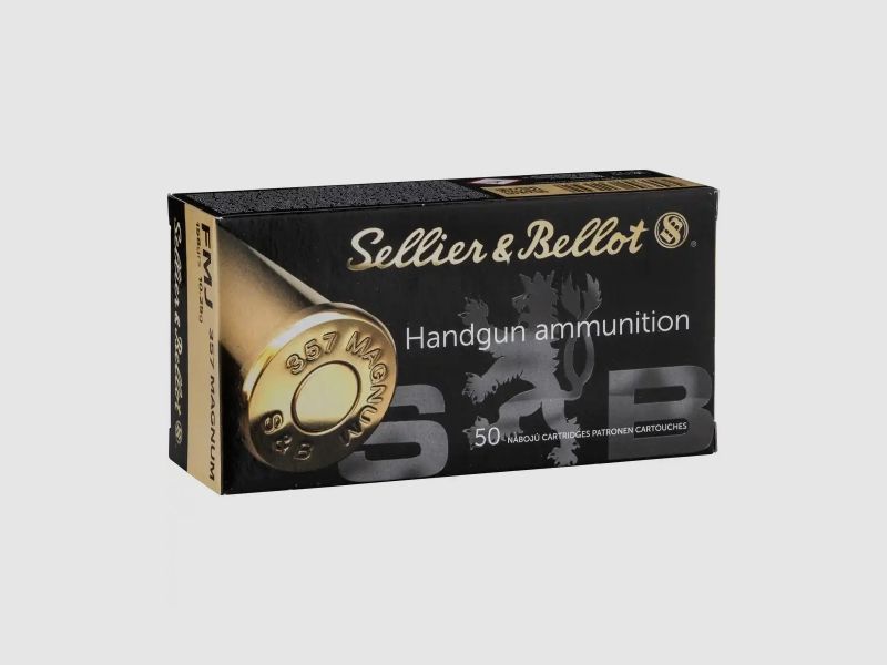 Sellier & Bellot .357 Mag. 158GR FMJ 50 Patronen