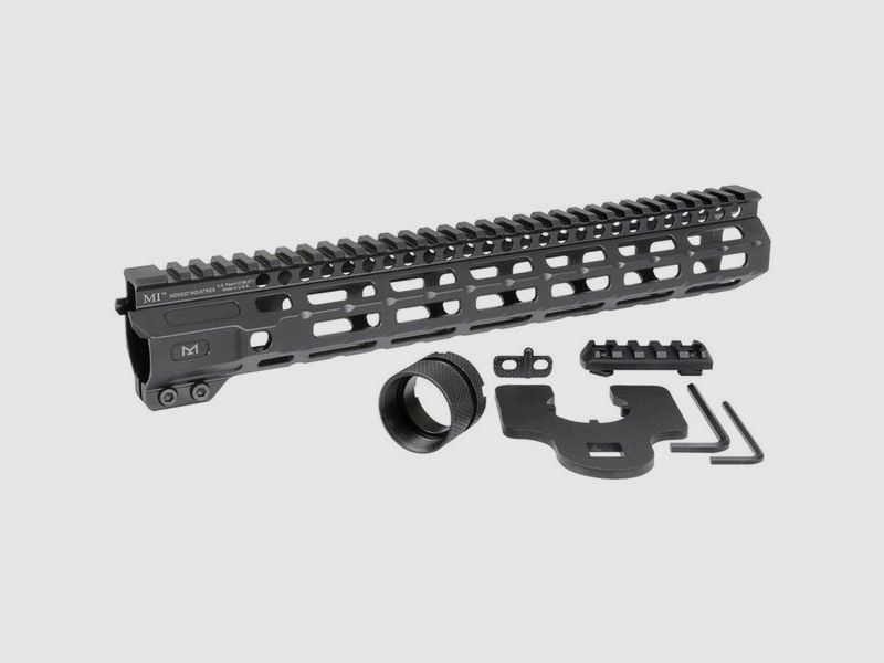 MIDWEST INDUSTRIES COMBAT HANDGUARD M-LOK ALUMINIUM 12.625″ ZWART