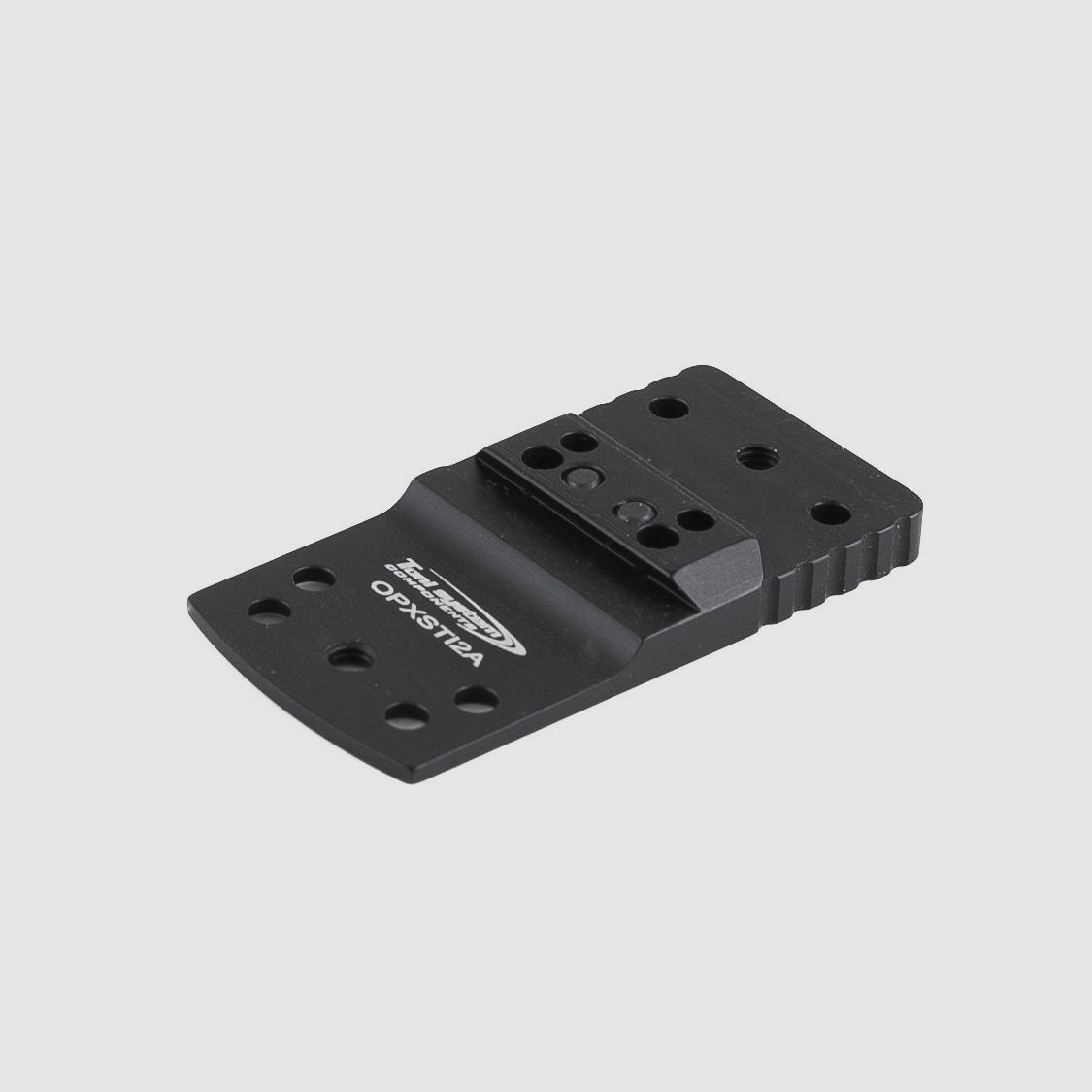 Placa base de cola de milano para punto rojo (tipo A) para STI 2011 - EXECUTIVE - TONI SYSTEM / Dovetail base plate for red dot (type A) for STI 2011 - EXECUTIVE - TONI SYSTEM *   CÓDIGO DE ARTÍCULO OPXSTI2A