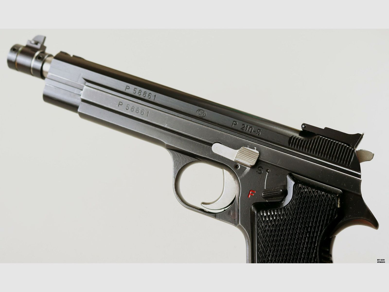Combo Set Sig mod. P210-5 Kal. 9×19 – 7,65 P. – 22 LR Seriennr. P58861, Bild 7 von 24