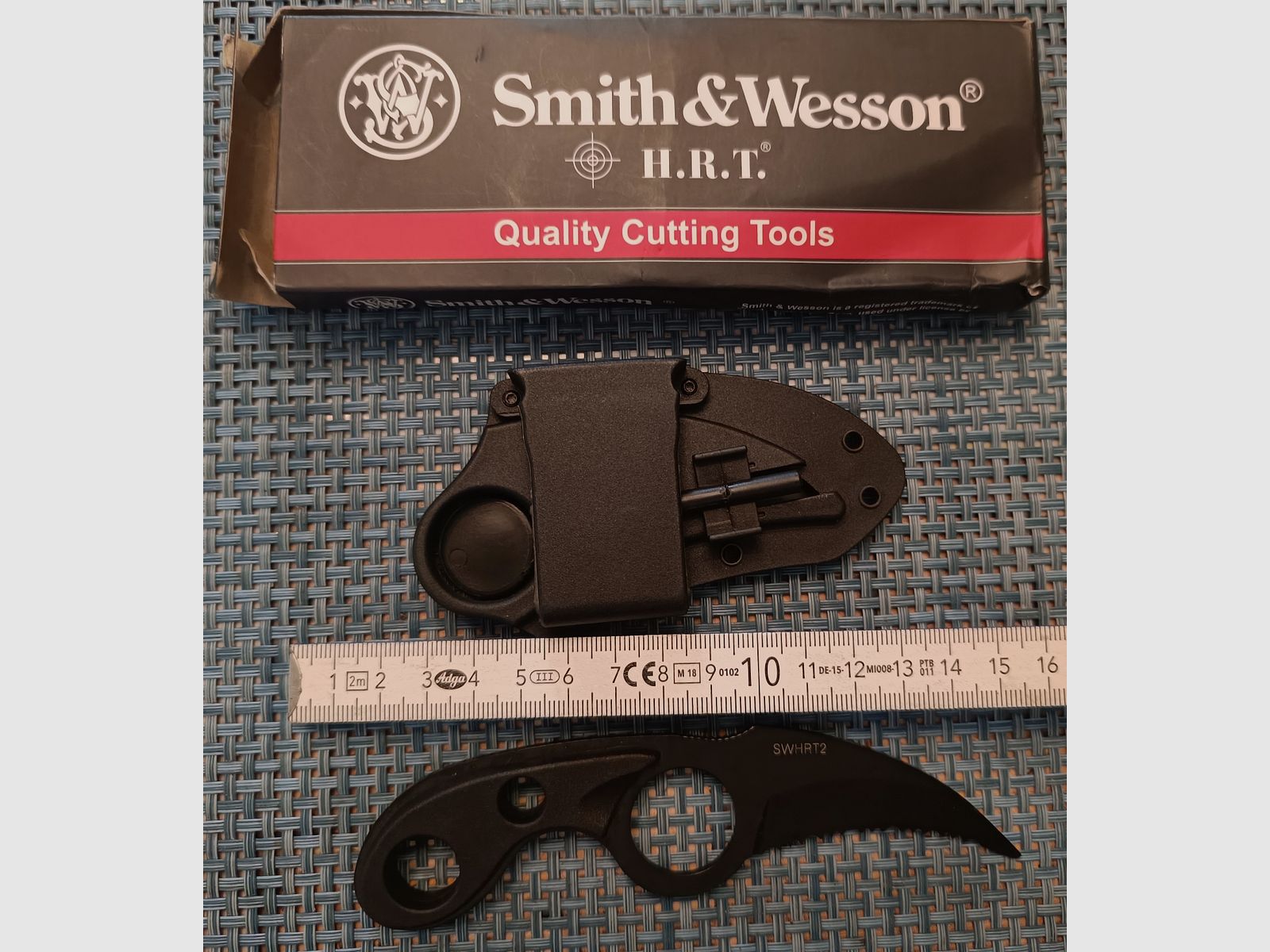Smith & Wesson Ring Messer Zacken Messer  Jagd Angler Messer Kampfmesser 