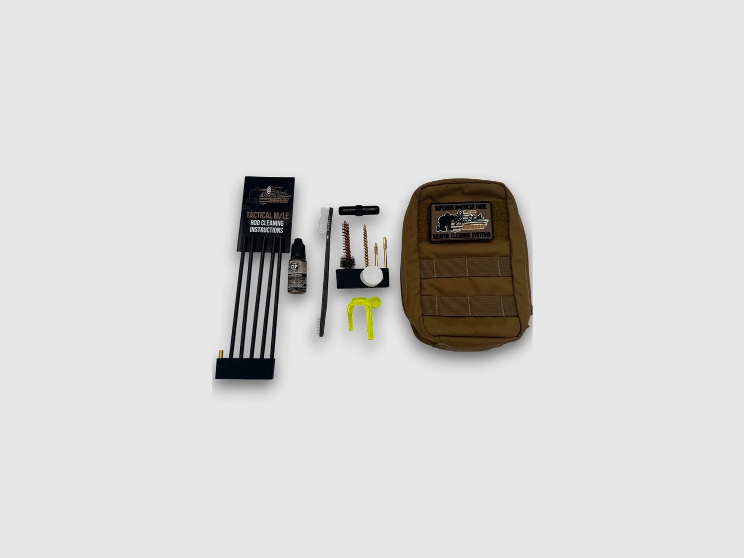 PRO SHOT COYOTE TACTICAL POUCH KIT MIT PRO-TUFF BESCHICHTETEN RODS 5,56MM / .223 KAL, Bild 2 von 2