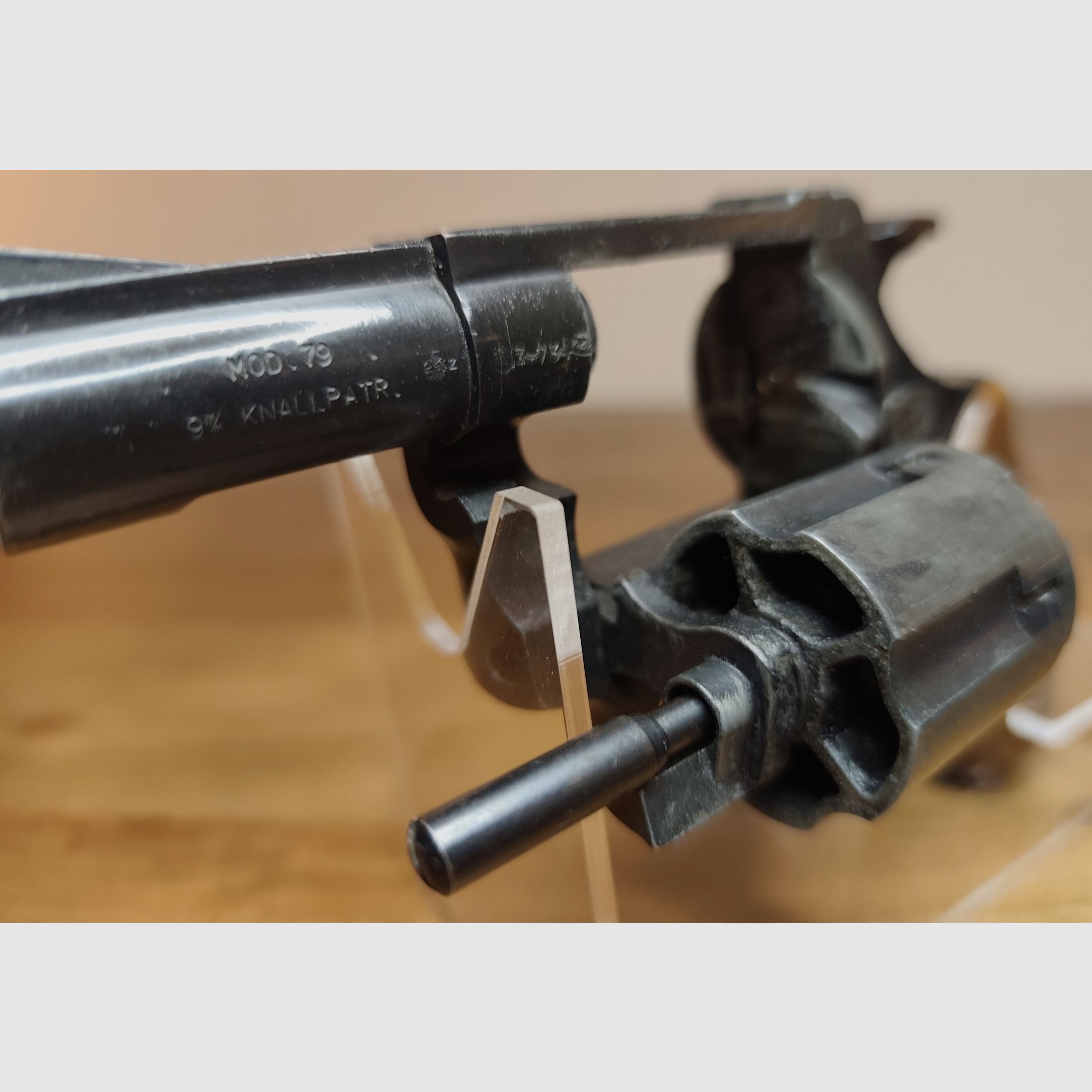 Röhm RG 79 Revolver Kaliber 9mmR.K sehr alte PTB 5-71