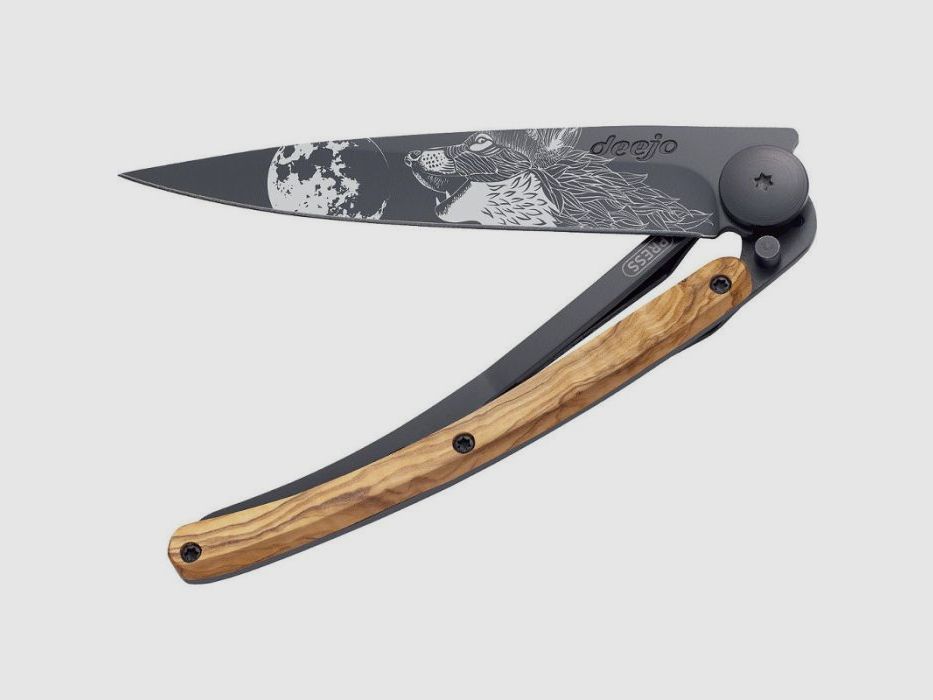 Deejo Pocket Knife Olive Wood | Screaming, image 1 of 10