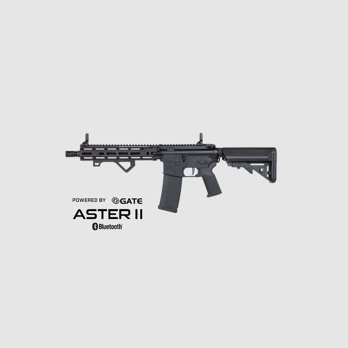 SA Daniel Defense® MK18 RIII M-LOK 10.5" (SA-P27 RIS III PRIME™ Aster II ETU BLDC™) Rifle Airsoft Libre a partir de 18 - Negro -F-