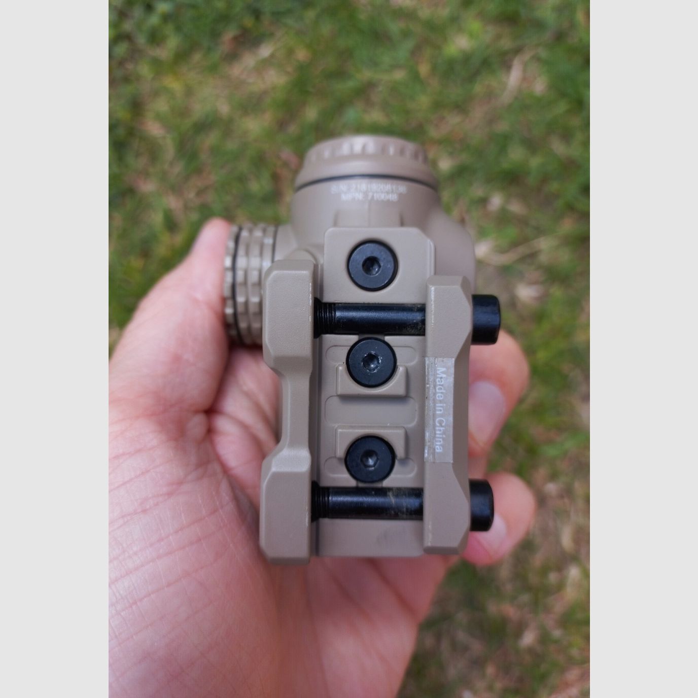 PRIMARY ARMS SLx 1X Micro Prism Scope Gen II con filtro a nido d'ape orig. (Anti-riflesso) colore FDE