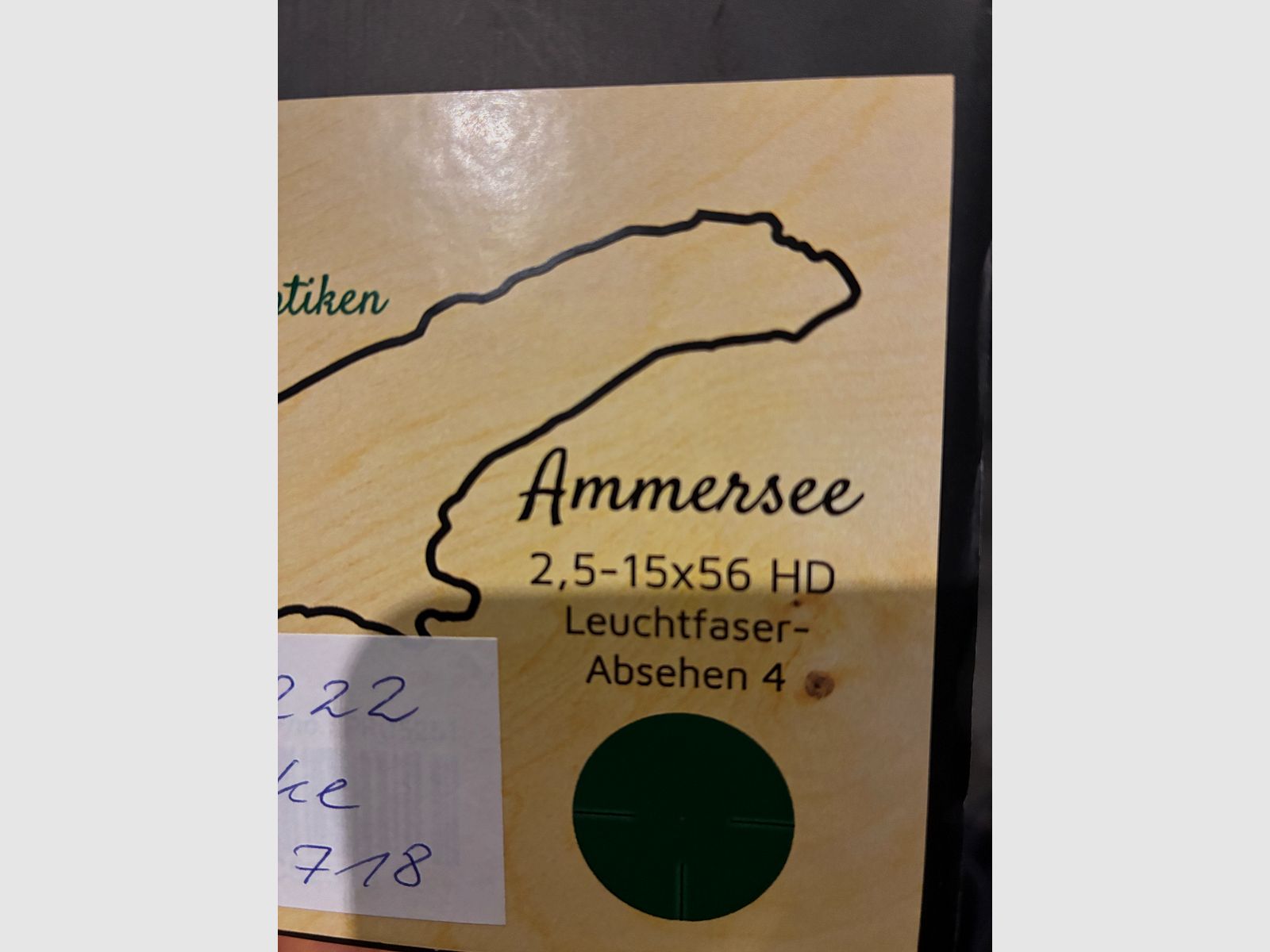 Zielfernrohr vom Professor Optiken Ammersee - 2,5-15x56 HD V2, Leuchtfaser-Absehen 4