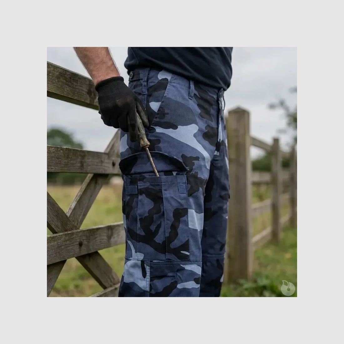 Pantalon BDU Idaho Camo Urban bleu homme, image 5 sur 10