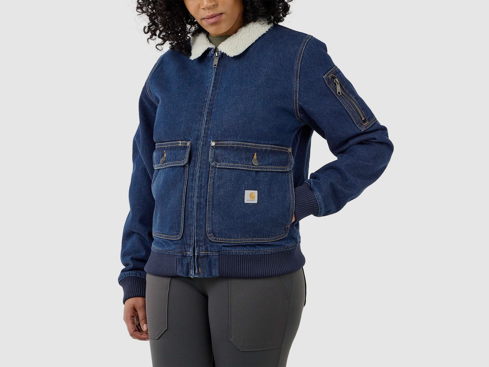 Carhartt Denim Jacket with lining Women's Beech L