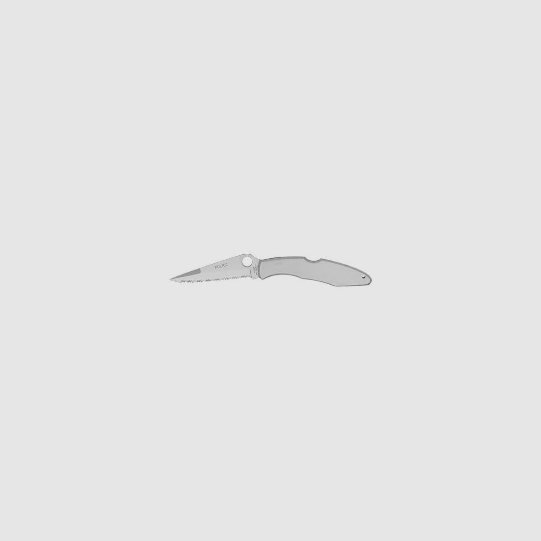 SPYDERCO Police Knife - Serrated Blade