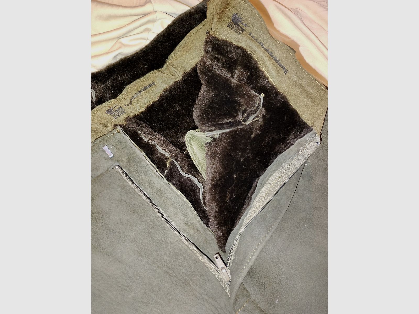 Qualitative Ansitzhose - Hersteller Leder Weiß