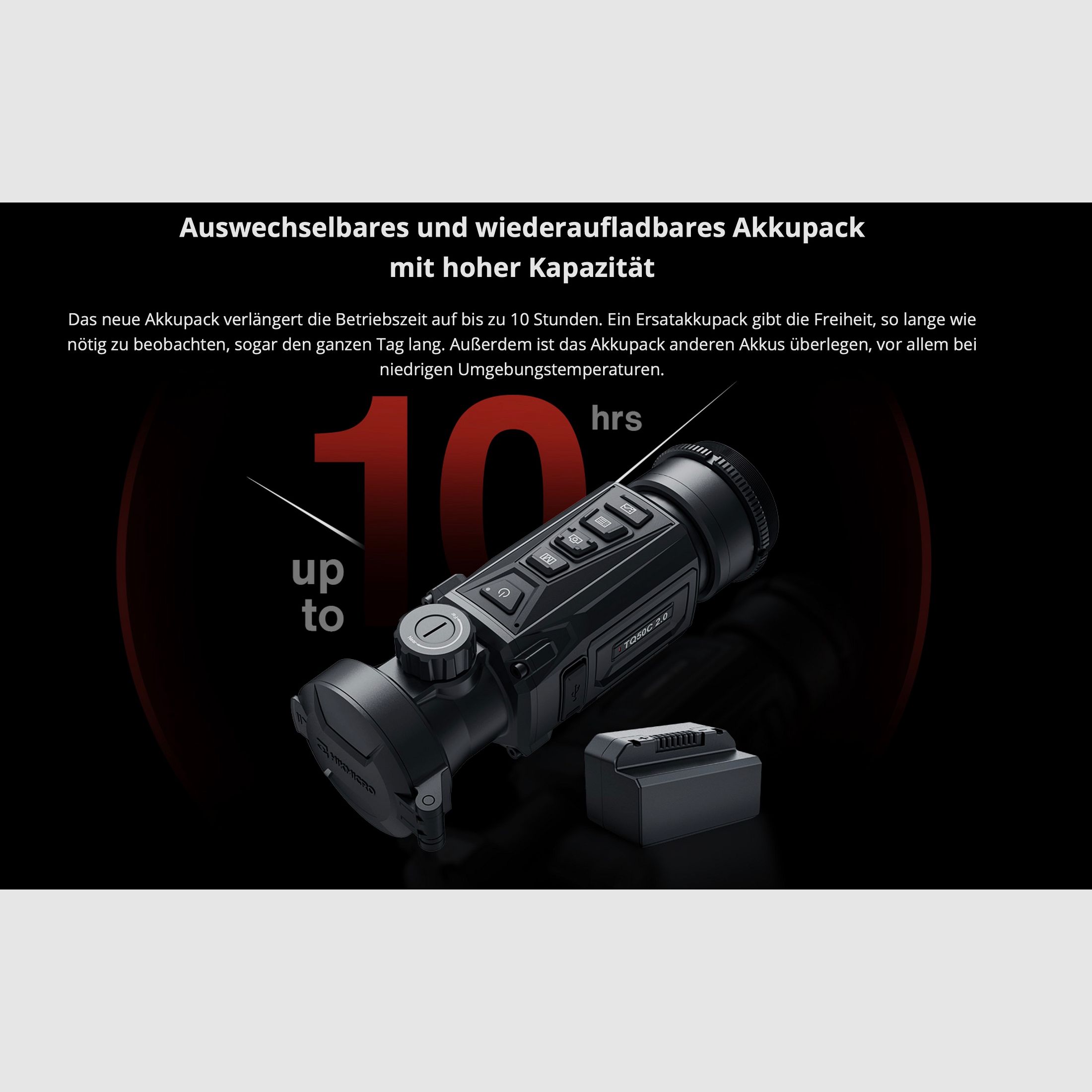 Hikmicro 50-2-085 Clip-On Thunder TQ35C 2.0 urządzenie do obrazowania termicznego 640 x 512 12µm mniej niż 20 mK, zdjęcie 6 z 14