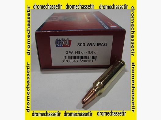 Box mit 20 Patronen .300 Winchester Magnum GPA 148 Grain
