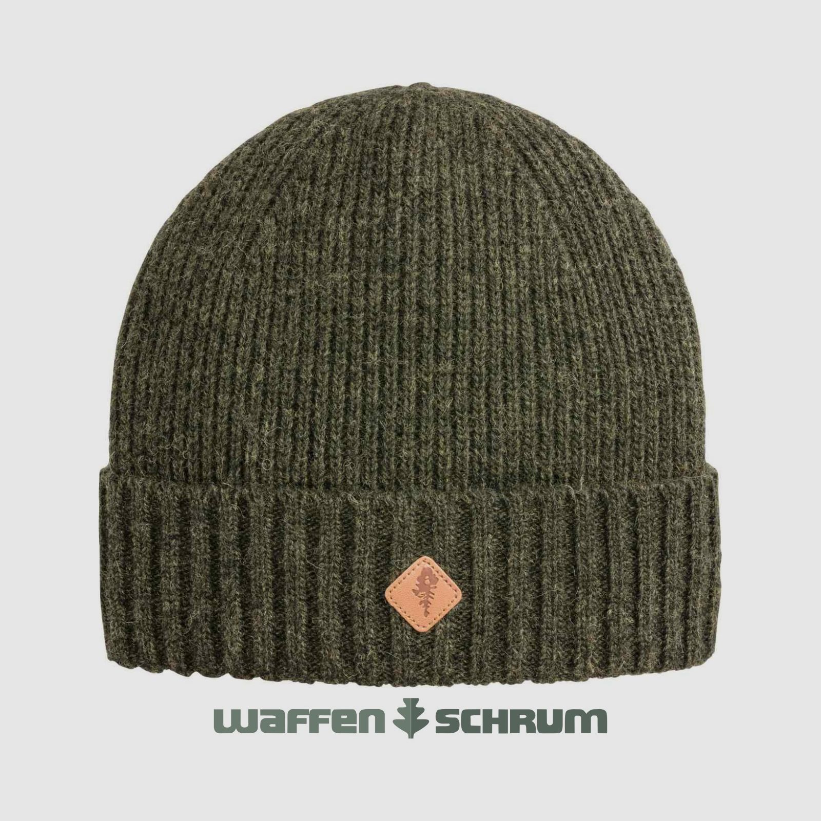 Pinewood knitted hat moss green mel