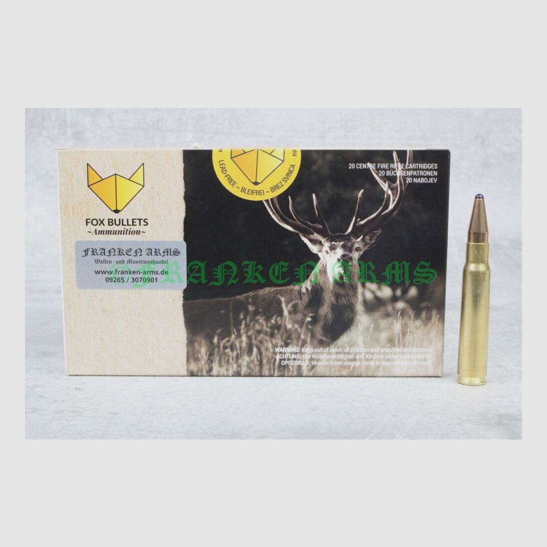 Fox Bullets Classic Hunter 8x57IS 160gr. 10.4g 20 pieces tiered price