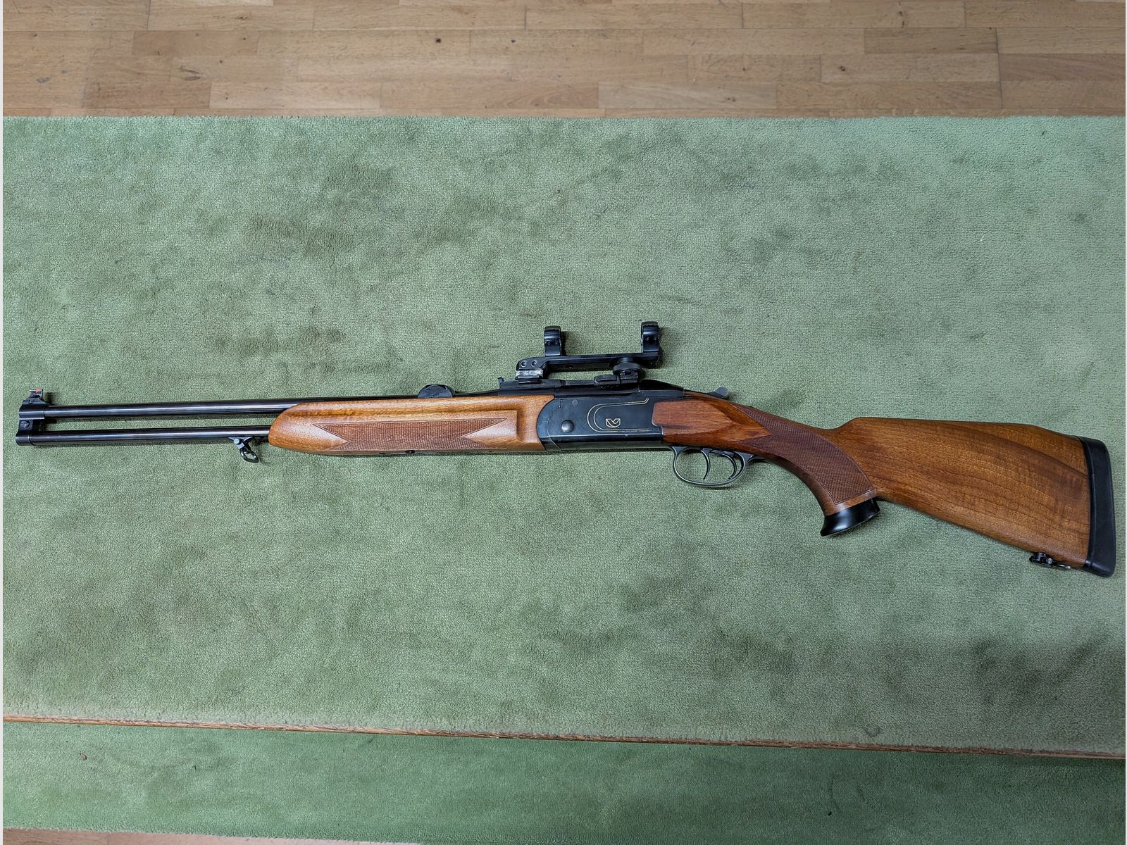 Bockdoppelbüchse Valmet 412S kaliber 30.06 - top
