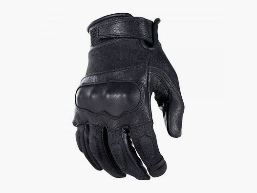 Mil-Tec Handschuhe Tactical Gloves Leder Kevlar schwarz