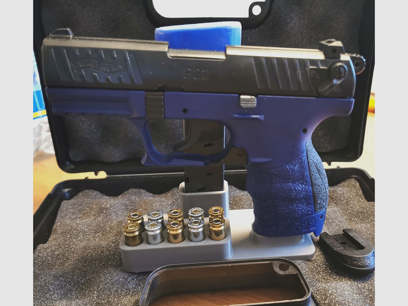 Reserviert! Walther P22 9mm P.A.K. Frei ab 18 Jahre guter Zustand  PTB 778 , Blue Star schon lange Ausverkauft !