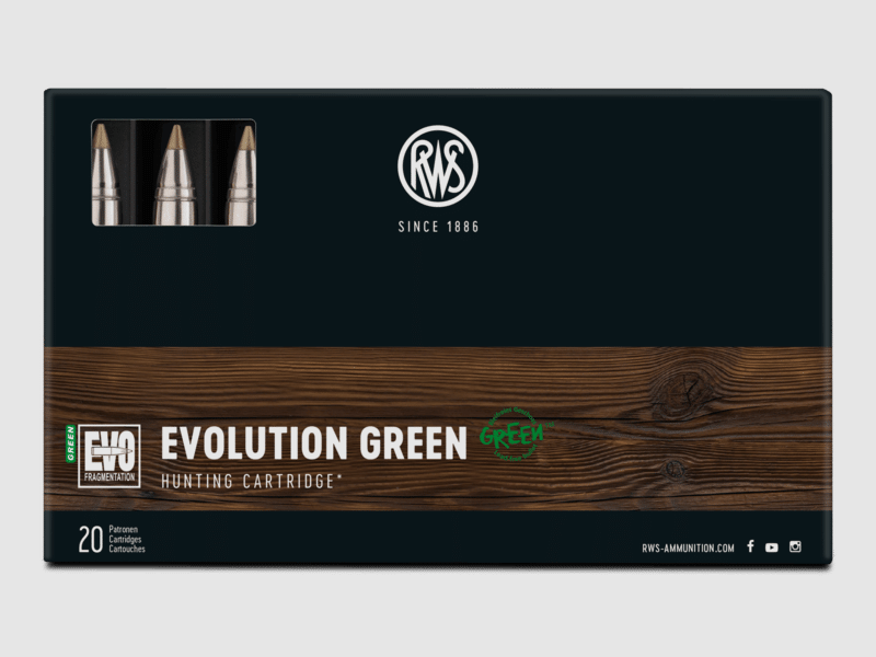 8x57IRS RWS Evolution Green 9.0g / 139grs.
