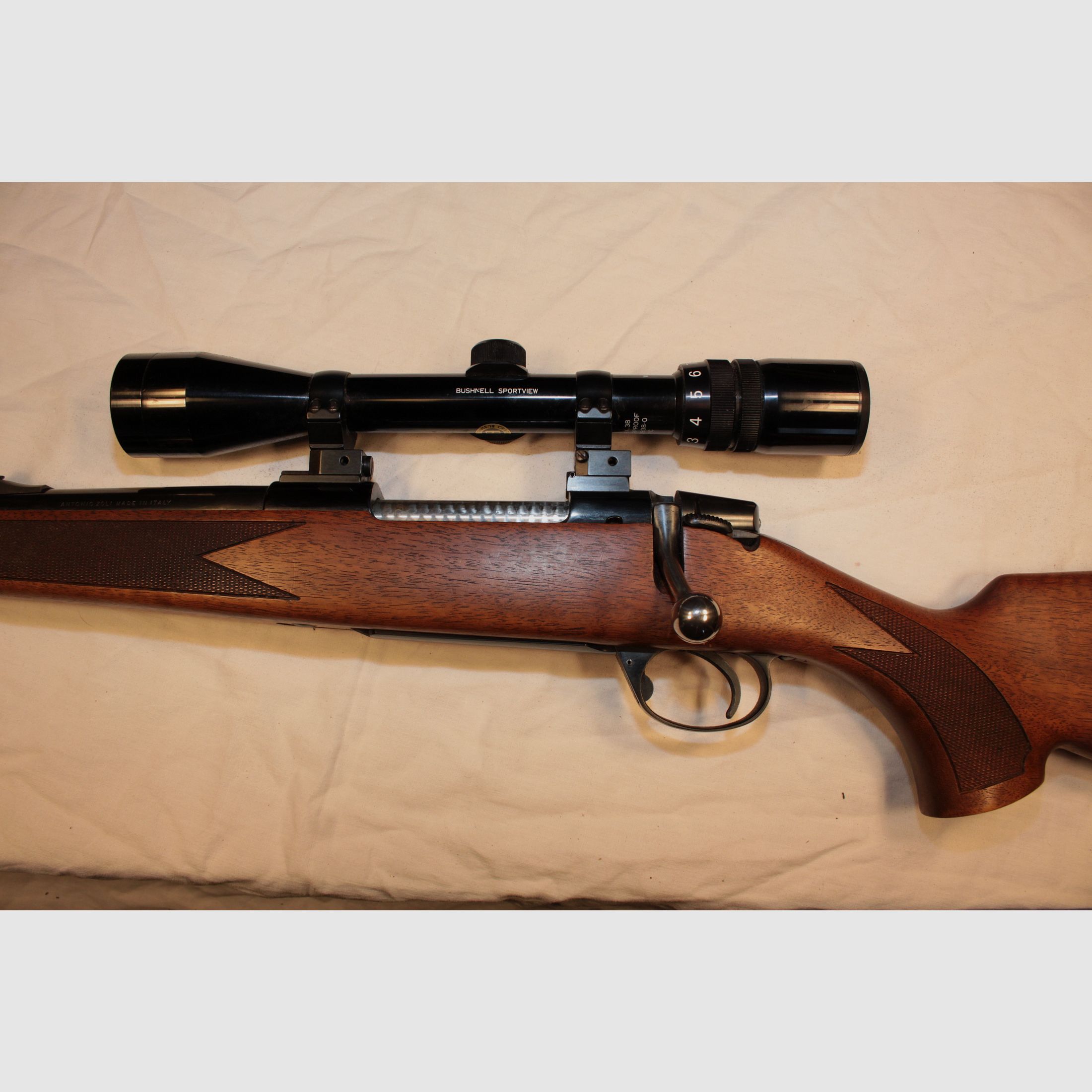 Zolli repeater with left-hand system and left-hand stock.