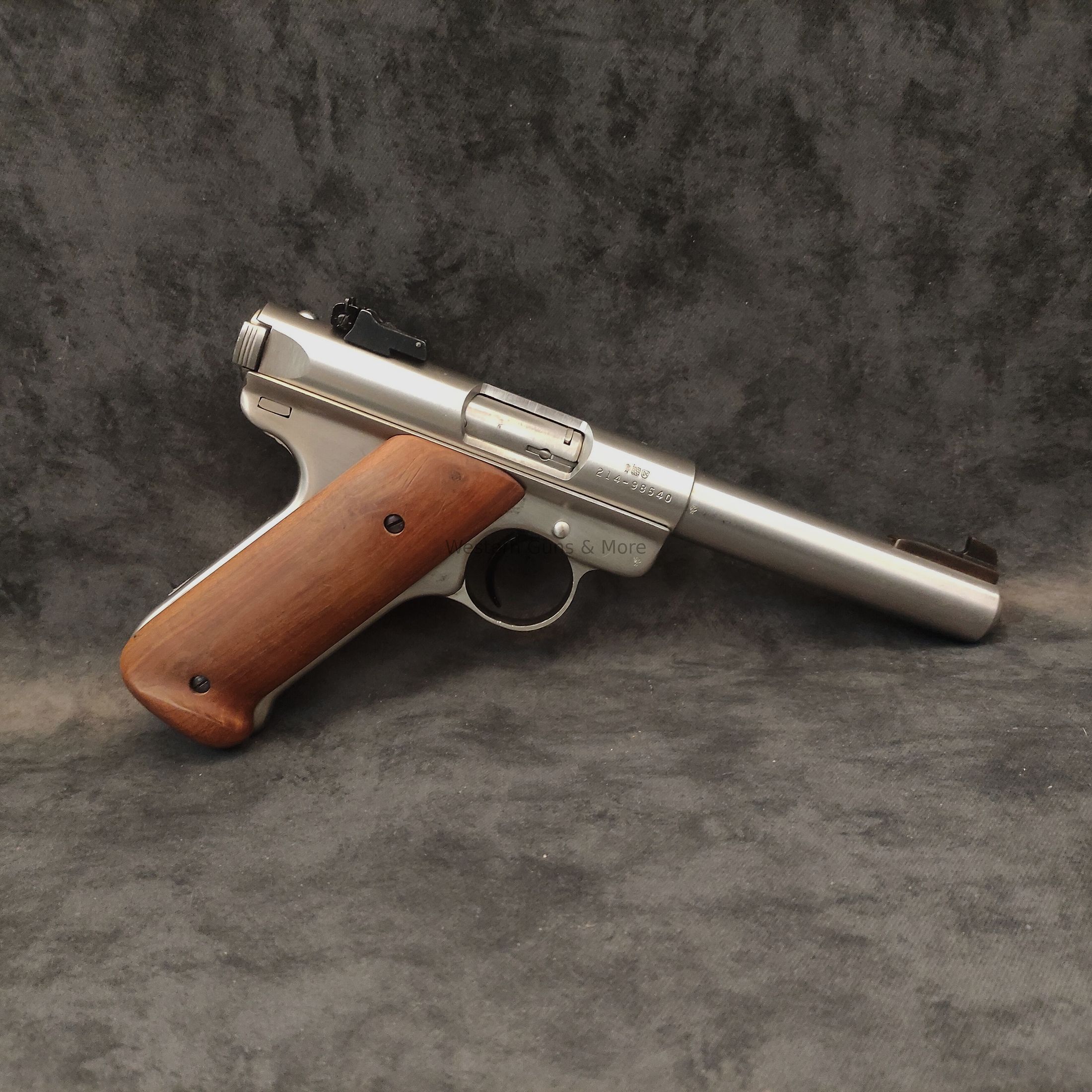 Ruger Mark II Target .22lr in acciaio inox