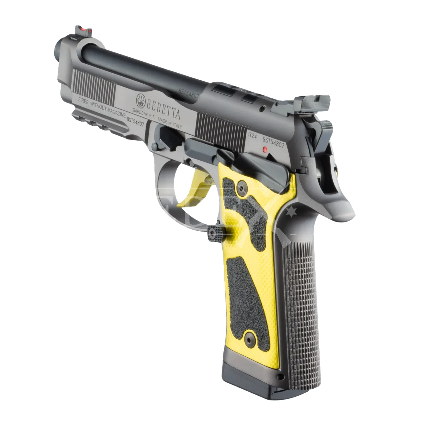 Pistola semiautomática BERETTA 92X Performance Optic Dark Yellow cal. 9 Para Optics Ready, imagen 2 de 2