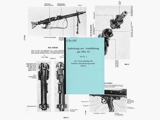 Nachdruck Grenzschutz-Dienstvorschrift MG 42
