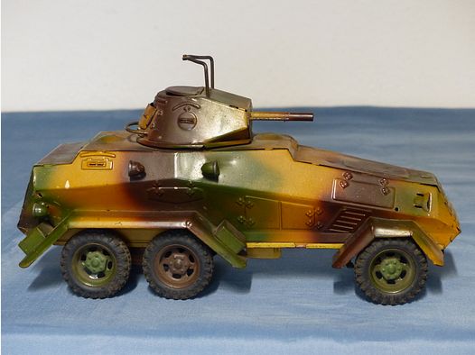 Blechspielzeug Lineol Panzerspähwagen 1211 Wehrmacht um 1937 WKII WK2