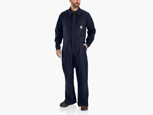 Carhartt Rugged Flex Canvas Overall Men's Navy L