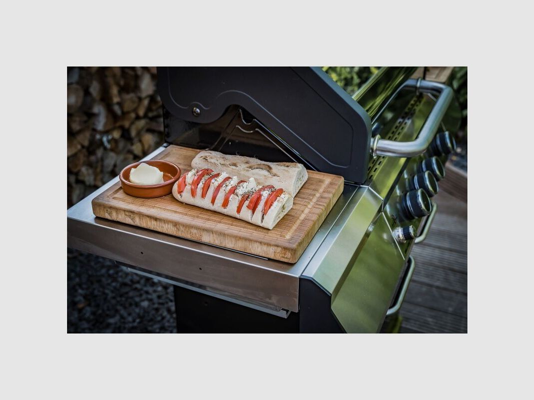 Grillfürst Gasgrill G510E mit Edelstahl Rosten