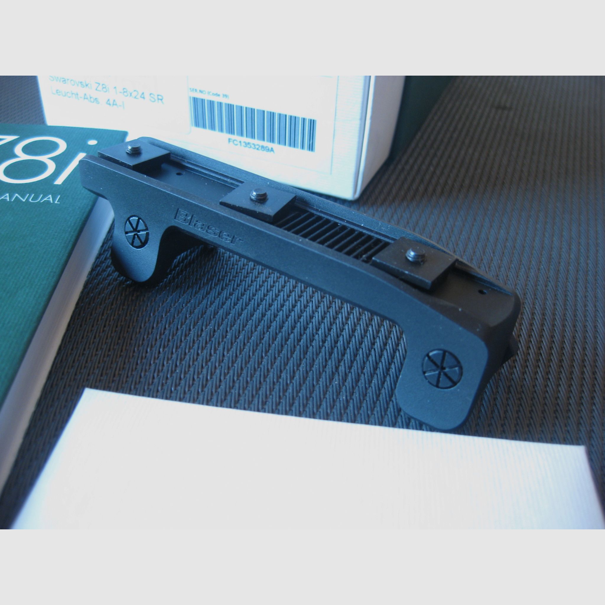 LIKE NEW TOP Swarovski Z8i as 1 - 8 x 24 SR Abs. 4A-i and orig. Blaser saddle mount (high)! No ZEISS-LEICA-SAUER-MAUSER-GPO