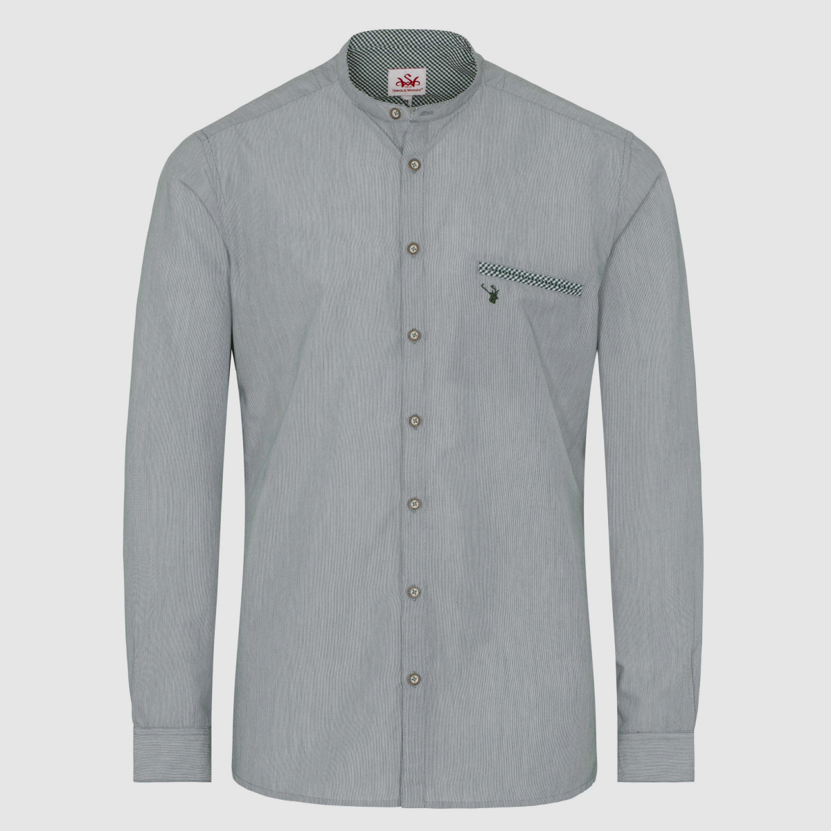 SPIETH & WENSKY Pepito Hemd slim fit grün