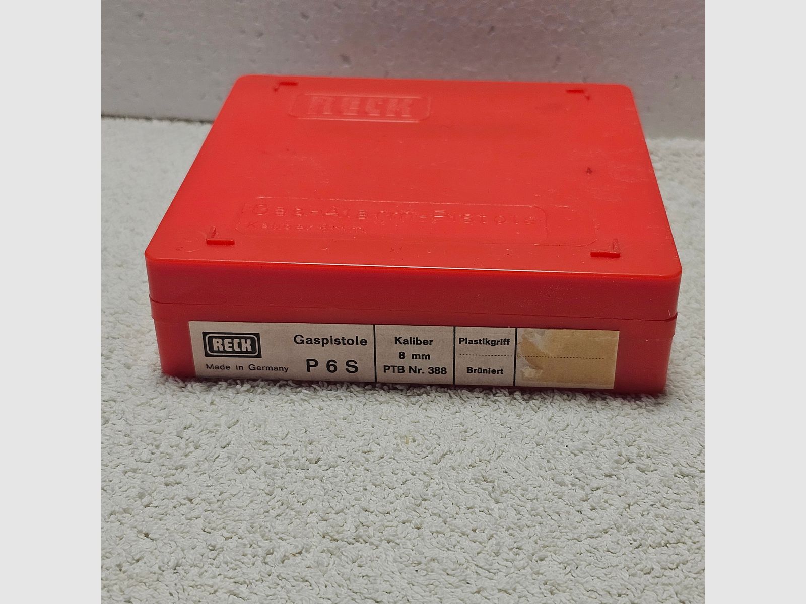 Schreckschusspistole Reck Modell P6s