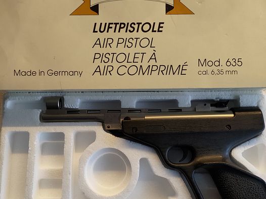 Luftpistole im Cal. 6,35mm wie neu