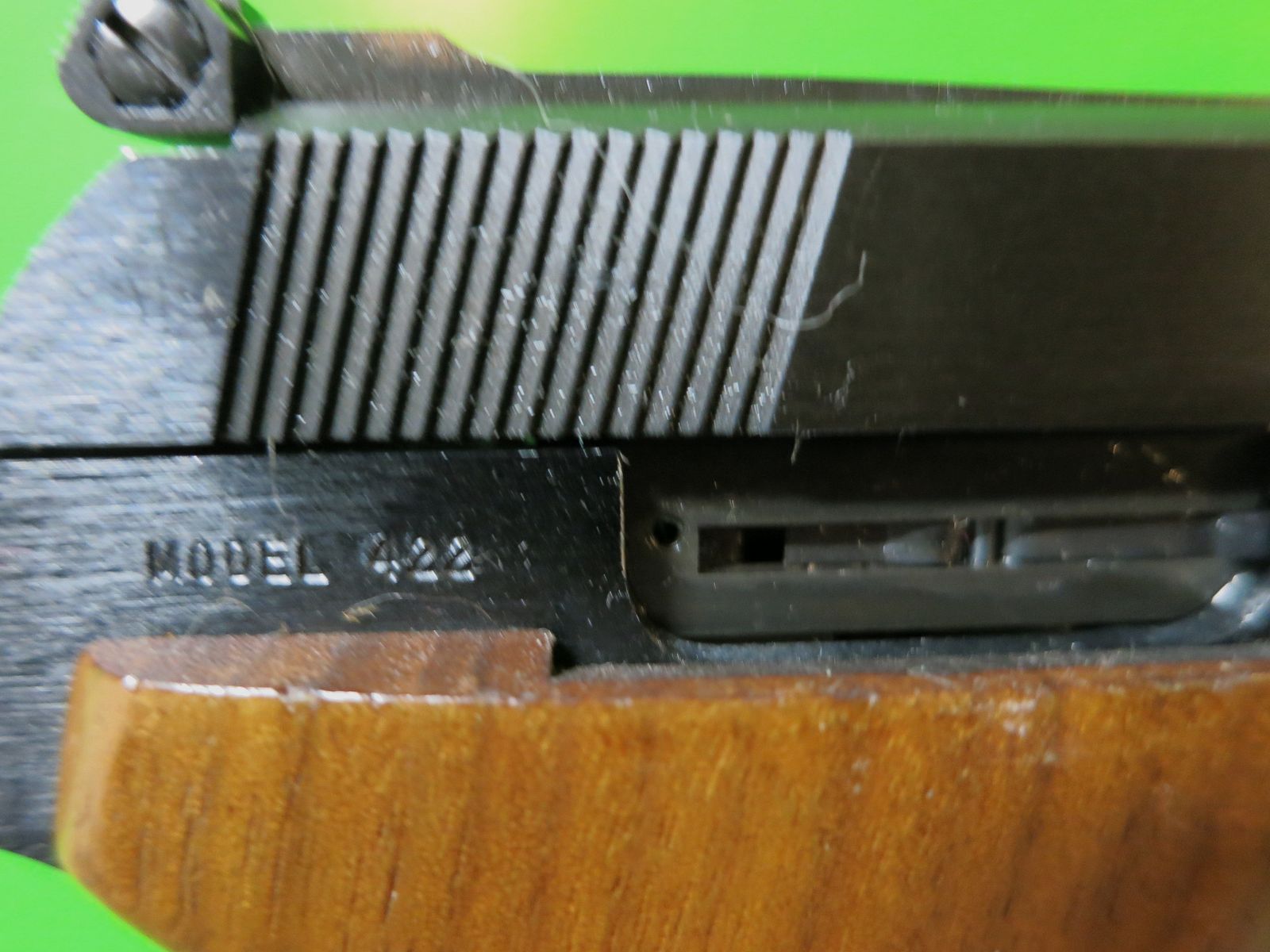 Sport pistol Smith & Wesson model 422 .22lr, low-mounted barrel #70-