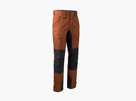 DEERHUNTER Rogaland Stretchbroek met contrast Burnt Orange