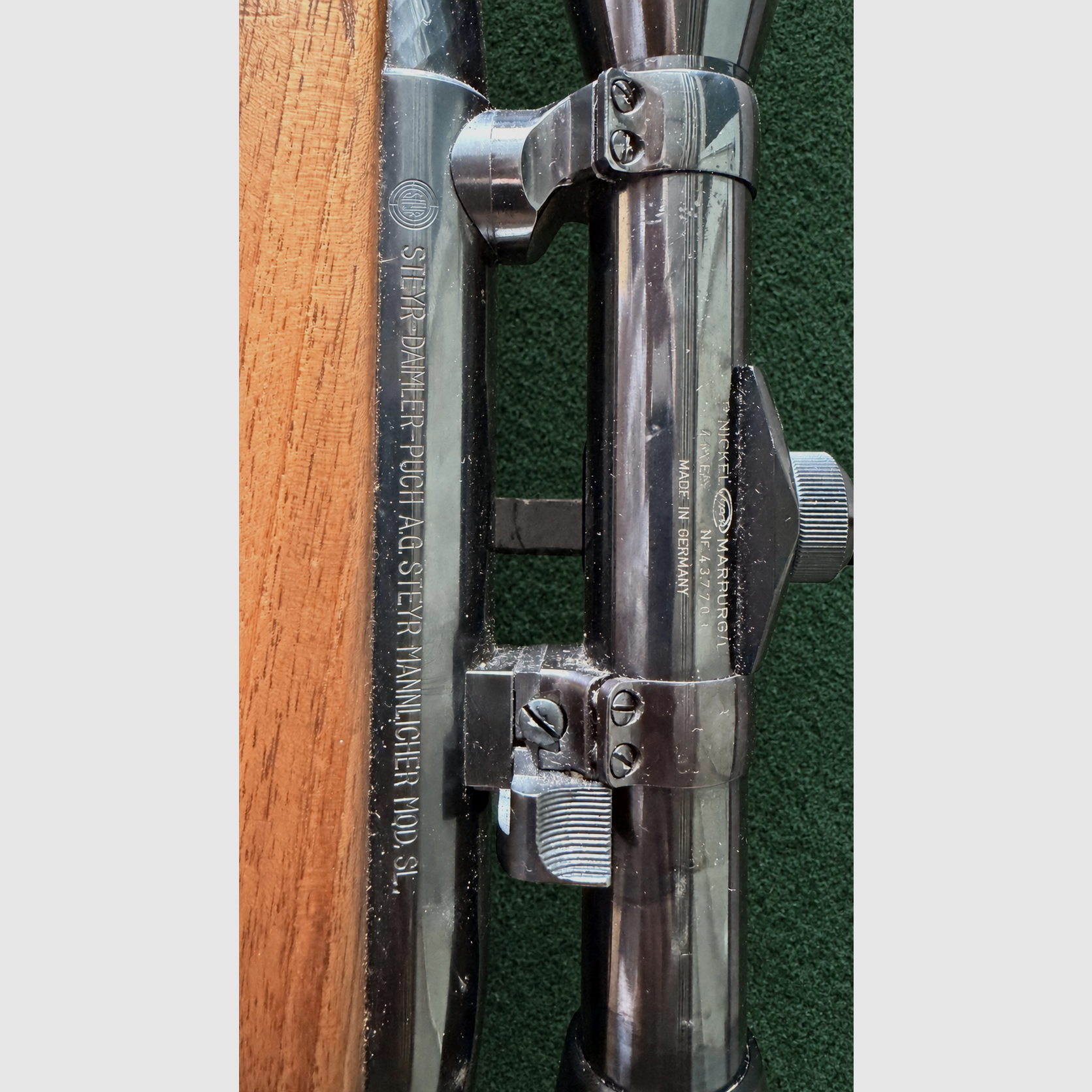 Steyr-Mannlicher Modell SL Stutzen, Kaliber 5,6×50 Mag., mit Nickell-Zielfernrohr, Bild 4 von 10