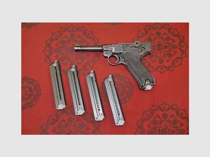 Niedermeier P08, 7 shots 9mm Luger; 7.65mm Luger