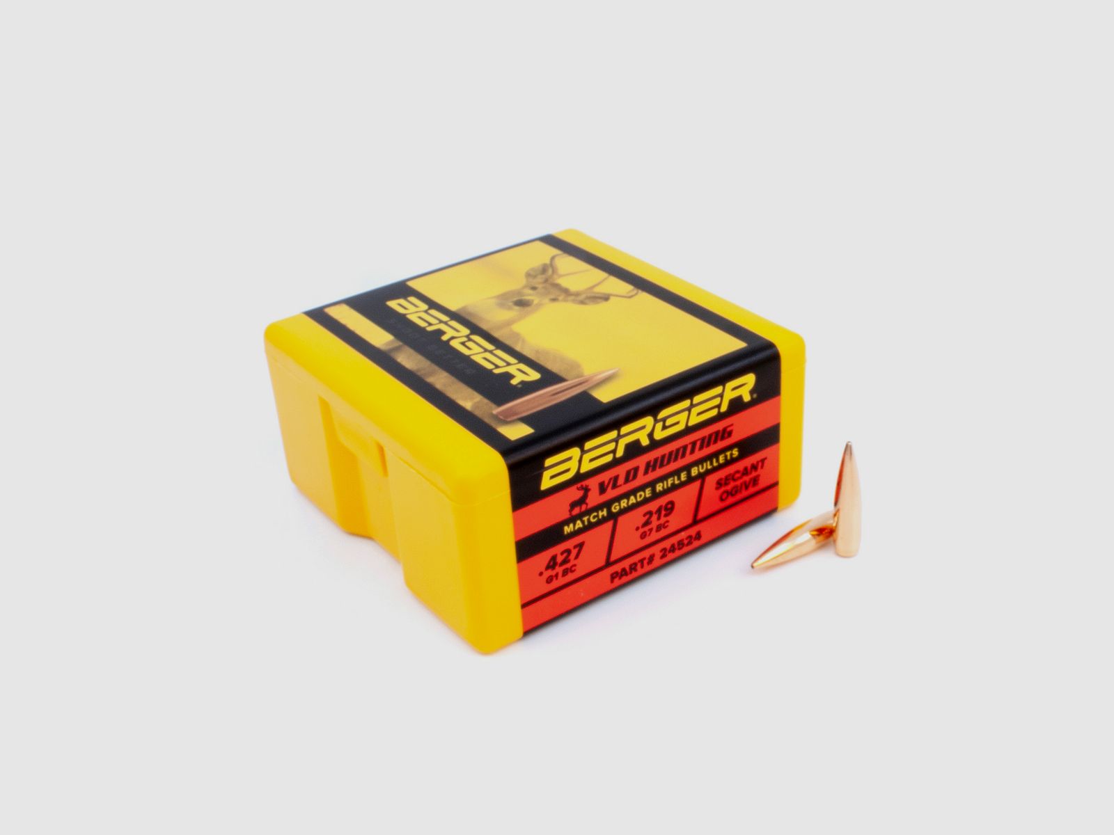 Proiettile Berger 6mm/.243 VLD Hunting 87GR 100 Pezzi