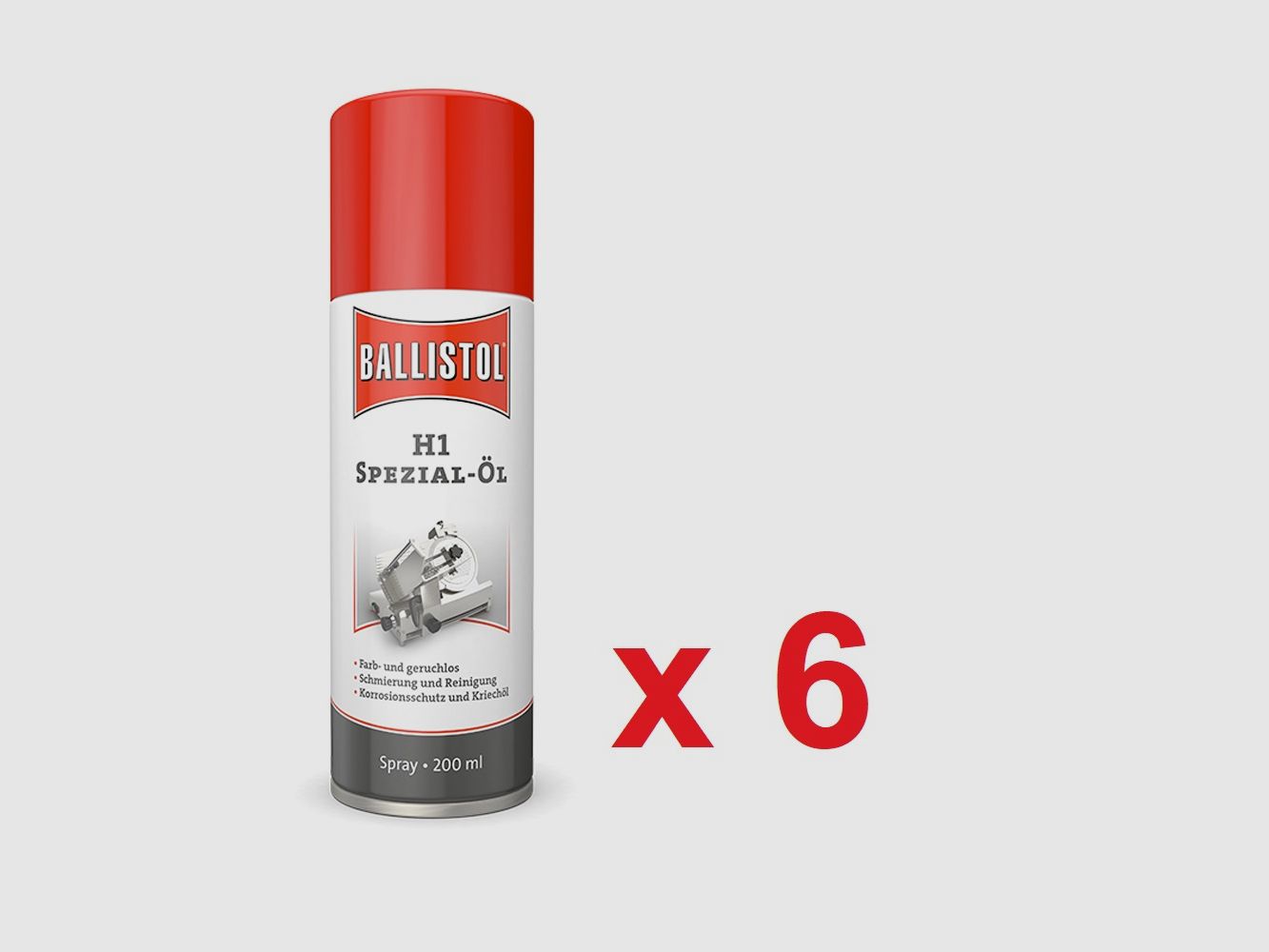 Ballistol H1 Öl – Spray 200 ml in Box mit 6 Stk.