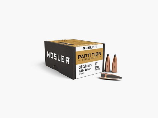Puntas Cal. 30-150-Spitzer Nosler Partition Diám.3
